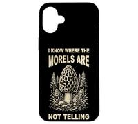 Custodia per iPhone 16 Plus Morel Hunter Humor So dove sono le spugnole