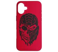 Custodia per iPhone 16 Plus Mortal Kombat 9 Scorpion Skull Icon