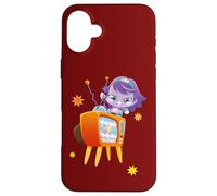 Custodia per iPhone 16 Plus Moshi Monsters Zaffi su Televisione Poppeteer Poppet