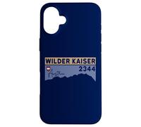 Custodia per iPhone 16 Plus Mount Wilder Kaiser Tirolo Austria Kitzbühel Regali escursionistici