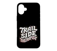 Custodia per iPhone 16 Plus Mountain Biker Trail Side Therapist MTB Cycling