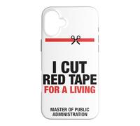 Custodia per iPhone 16 Plus MPA I Cut Red Tape Laurea Amministrazione Pubblica