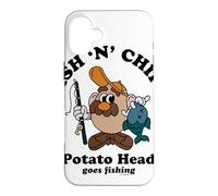 Custodia per iPhone 16 Plus Mr Potato Head Classic Fish N Chips
