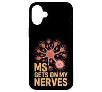 Custodia per iPhone 16 Plus MS ottiene sui miei nervi divertente consapevolezza medica dicendo