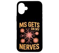 Custodia per iPhone 16 Plus MS ottiene sui miei nervi divertente consapevolezza medica dicendo