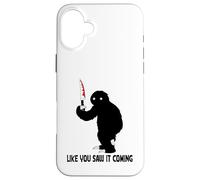 Custodia per iPhone 16 Plus Murderous Sloth With Knife Halloween Gag Gift For Sloth Fans