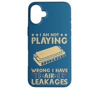 Custodia per iPhone 16 Plus Musica I am not playing wrong I Have Air Leakages Harmonica