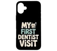 Custodia per iPhone 16 Plus My First Dentist Visit Kids Spazzolino da denti Smile