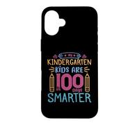 Custodia per iPhone 16 Plus My Kindergarten Kids Are 100 Days Smarter Back To School
