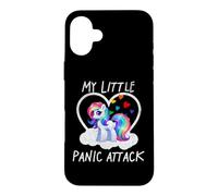 Custodia per iPhone 16 Plus My Panic Little Attack Vintage Pony Funny Graphic