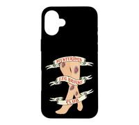 Custodia per iPhone 16 Plus Mysterious Leg Bruise Club - Funny Clumsy Person