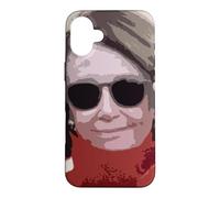 Custodia per iPhone 16 Plus Nancy Pelosi Occhiali da sole MADAM SPEAKER Meme Feminist