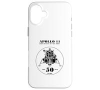 Custodia per iPhone 16 Plus Nasa Artemis II Apollo 11 Primi umani sulla luna 50 anni