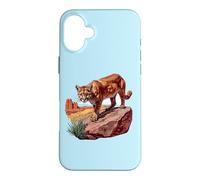 Custodia per iPhone 16 Plus Nature Big Cat Cougar Mom Mountain Lion Panther Puma Lover