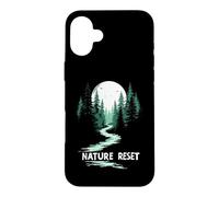 Custodia per iPhone 16 Plus Nature Reset Trekking Lento Natura Calma