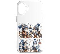 Custodia per iPhone 16 Plus Nautical Gnome For Women And Men Funny Lighthouse Keeper