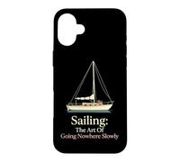 Custodia per iPhone 16 Plus Navigare L'arte di non andare da nessuna parte lentamente Mariner del fine settimana