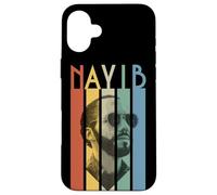 Custodia per iPhone 16 Plus Nayib Bukele El Salvador Leader Stile Retro Grafica