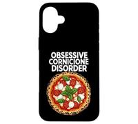 Custodia per iPhone 16 Plus Neapolitan Pizza Obsessive Cornicione Disorder Chef