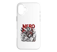 Custodia per iPhone 16 Plus Nerone Imperatore Romano Antica Roma Città Infuocata