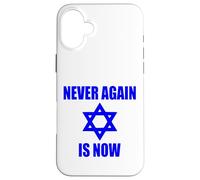 Custodia per iPhone 16 Plus Never again is adesso