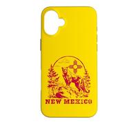 Custodia per iPhone 16 Plus New Mexico Mountain Lion & Zia Outdoor Hiking