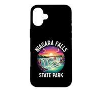 Custodia per iPhone 16 Plus Niagara Falls State Park Escursionismo Souvenir Avventura all'aperto