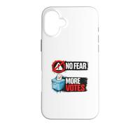 Custodia per iPhone 16 Plus No Fear More Vots Democracy Voting Design