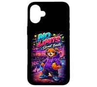 Custodia per iPhone 16 Plus No Limits Street Beats New York Teddy Bear Street Basketball