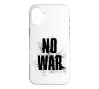 Custodia per iPhone 16 Plus NO WAR Stop War Peace
