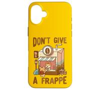 Custodia per iPhone 16 Plus Non dare un frappe Corgi Coffee Pun