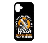 Custodia per iPhone 16 Plus Non dirmi come essere una strega Halloween Cat Witchy Moon