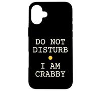 Custodia per iPhone 16 Plus Non disturbare Sono Crabby Crostacei Osservatore