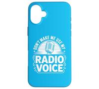 Custodia per iPhone 16 Plus Non farmi usare la mia voce radiofonica retrò