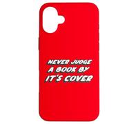 Custodia per iPhone 16 Plus Non giudicare mai un libro dalla copertina | Dire Citazione