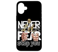 Custodia per iPhone 16 Plus Non lasciare che la paura ti fermi streetwear
