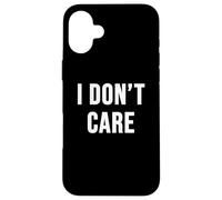 Custodia per iPhone 16 Plus Non mi importa