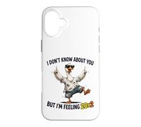 Custodia per iPhone 16 Plus Non so di te ma mi sento 20x2 Oca divertente
