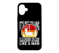 Custodia per iPhone 16 Plus Non sta uccidendo sta andando a The Grocery Deer Hunters Duck
