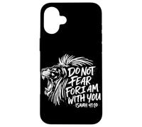 Custodia per iPhone 16 Plus Non temere per io sono con te Isaia 41:10 Cristiano Gesù