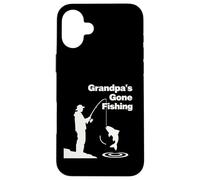 Custodia per iPhone 16 Plus Nonno Andato Pesca Divertente Pescatore Nonno Hobby All'aperto