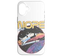 Custodia per iPhone 16 Plus Nope Divertente Astronauta Spazio Missione Pianeta Razzo Scienza