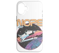 Custodia per iPhone 16 Plus Nope Divertente Astronauta Spazio Missione Pianeta Razzo Scienza