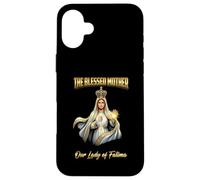 Custodia per iPhone 16 Plus Nostra Signora di Fatima Mariano Cattolica