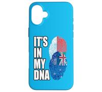 Custodia per iPhone 16 Plus Nuova Zelanda E Malgascio Mix DNA Heritage Flag