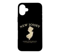 Custodia per iPhone 16 Plus Nuovo Joisey Vintage Garden State Royal
