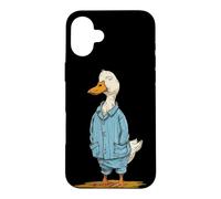 Custodia per iPhone 16 Plus Oca addormentata in pigiama per gli amanti degli indumenti da notte e delle anatre