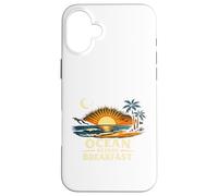 Custodia per iPhone 16 Plus Ocean Before Breakfast Design Spiaggia Alba Surf Lifestyle