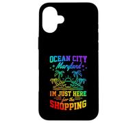 Custodia per iPhone 16 Plus Ocean City Maryland Sono qui solo per le ragazze dello shopping