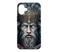 Custodia per iPhone 16 Plus Odino il re degli Aesir